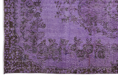 Atina Mor Eskitme Yün El Dokuma Halısı 160 x 277 Apex Unique