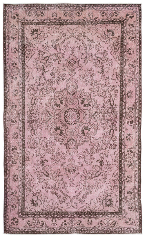 Atina 9395 Pembe Eskitme Yün El Dokuma Halısı 180 x 300 Apex Unique