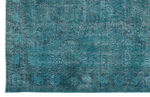 Atina Turkuaz Eskitme Yün El Dokuma Halısı 181 x 295 Apex Unique