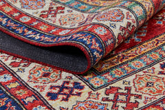 Miçurinsk Kırmızı Geometrik Dijital Baskı Halı Halınet
