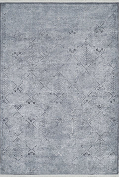 MandiBahauddin Gri Modern Dijital Baskı Halı Halınet