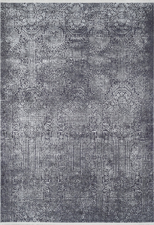 Malard Siyah Modern Dijital Baskı Halı Halınet