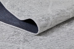 Jinan Gri Geometrik Dijital Baskı Halı Halınet
