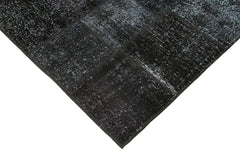 Kırk Yama Siyah Patchwork Pamuk Yün El Dokuma Halısı 173x242 Agacan