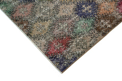 Checkered Kilim Beyaz Damalı Pamuk Yün El Dokuma Halısı 150x260 Agacan