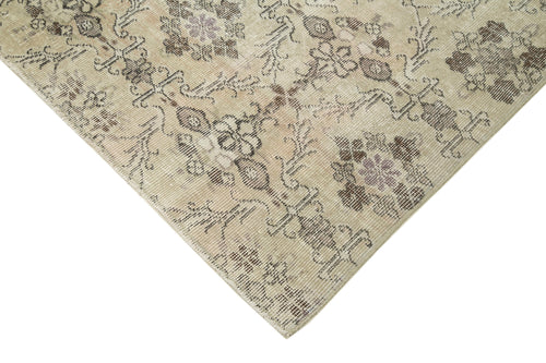 Checkered Kilim Bej Damalı Pamuk Yün El Dokuma Halısı 175x258 Agacan