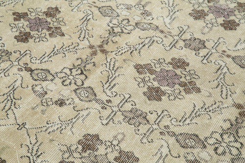 Checkered Kilim Bej Damalı Pamuk Yün El Dokuma Halısı 175x258 Agacan