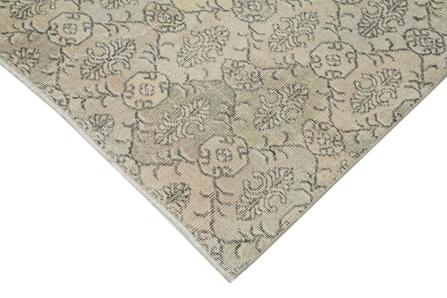 Checkered Kilim Bej Damalı Pamuk Yün El Dokuma Halısı 165x268 Agacan