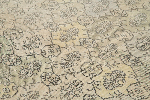 Checkered Kilim Bej Damalı Pamuk Yün El Dokuma Halısı 165x268 Agacan