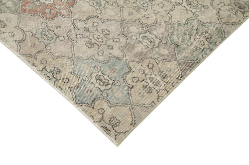 Checkered Kilim Bej Damalı Pamuk Yün El Dokuma Halısı 165x290 Agacan