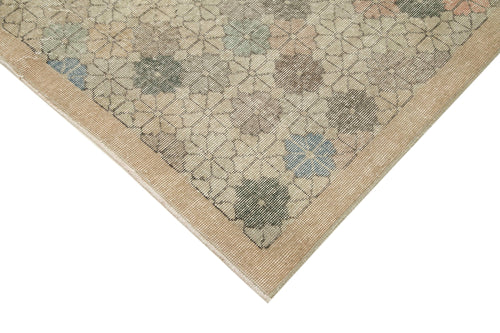 Checkered Kilim Bej Damalı Pamuk Yün El Dokuma Halısı 153x261 Agacan