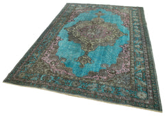 Oyma Vintage Gri Eskitme Pamuk Yün El Dokuma Halısı 180x271 Agacan