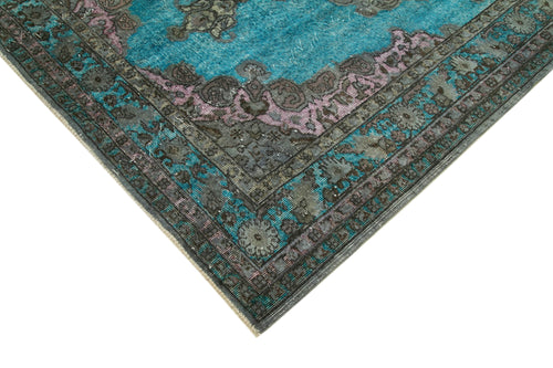 Oyma Vintage Gri Eskitme Pamuk Yün El Dokuma Halısı 180x271 Agacan
