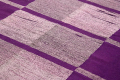 Scrap Mor Geometrik Pamuk Yün El Dokuma Halısı 240x308 Agacan