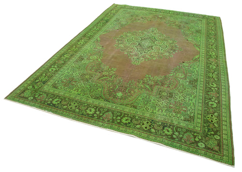 Persian Yeşil Klasik Pamuk Yün El Dokuma Halısı 210x310 Agacan