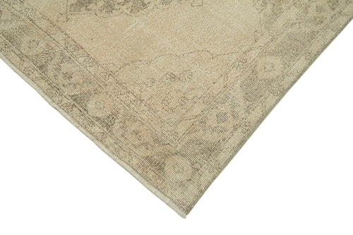 Zile Bej Eskitme Pamuk Yün El Dokuma Halısı 135x386 Agacan