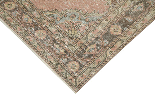 Zile Bej Eskitme Pamuk Yün El Dokuma Halısı 144x390 Agacan