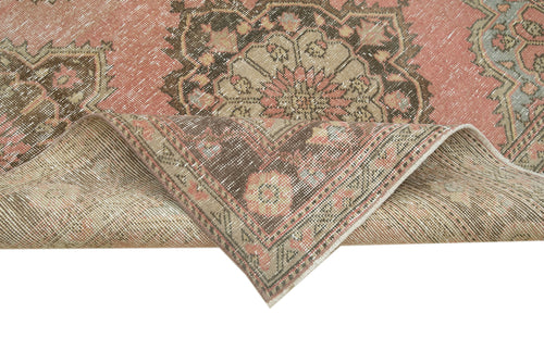 Zile Bej Eskitme Pamuk Yün El Dokuma Halısı 144x390 Agacan