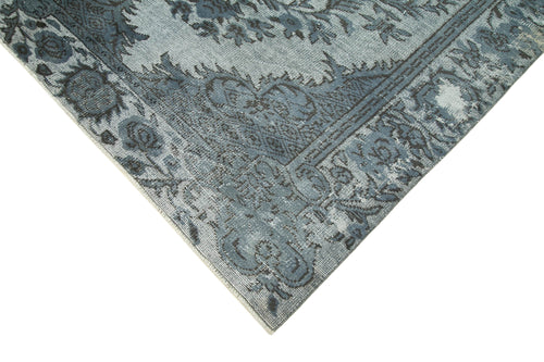 Oyma Vintage Gri Eskitme Pamuk Yün El Dokuma Halısı 180x290 Agacan