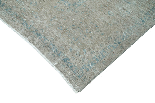 Persian Gri Klasik Pamuk Yün El Dokuma Halısı 295x383 Agacan
