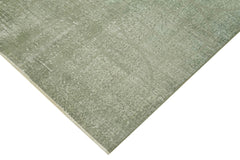 Geometric Carpet Gri Geometrik Pamuk Yün El Dokuma Halısı 190x290 Agacan
