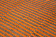 Striped Kilim Turuncu Çizgili Pamuk Yün El Dokuma Halısı 193x275 Agacan