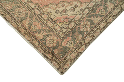 Zile Bej Eskitme Pamuk Yün El Dokuma Halısı 142x409 Agacan