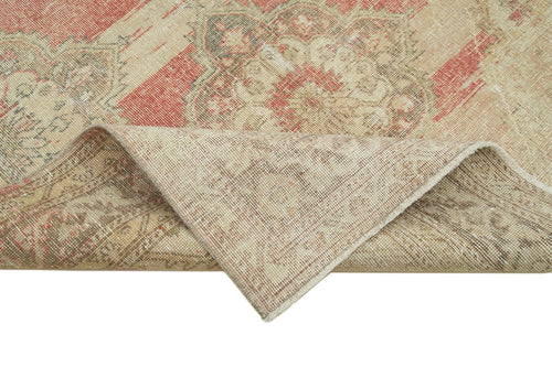 Zile Bej Eskitme Pamuk Yün El Dokuma Halısı 144x390 Agacan