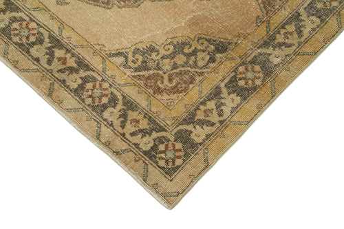 Zile Bej Eskitme Pamuk Yün El Dokuma Halısı 145x390 Agacan