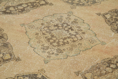 Zile Bej Eskitme Pamuk Yün El Dokuma Halısı 145x390 Agacan