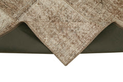 Kırk Yama Kahverengi Patchwork Pamuk Yün El Dokuma Halısı 86x220 Agacan