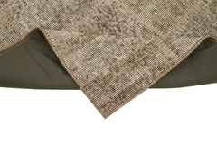 Kırk Yama Kahverengi Patchwork Pamuk Yün El Dokuma Halısı 86x205 Agacan