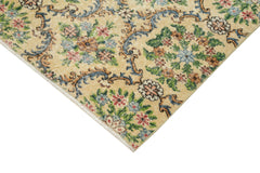 Checkered Kilim Bej Damalı Pamuk Yün El Dokuma Halısı 160x271 Agacan
