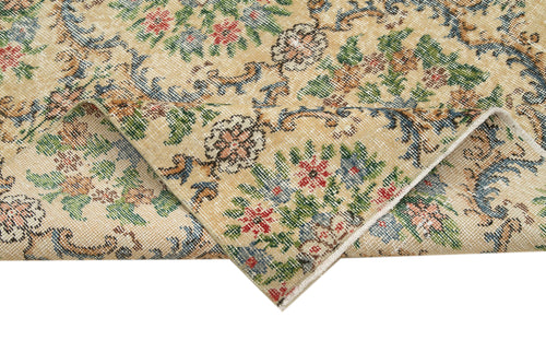 Checkered Kilim Bej Damalı Pamuk Yün El Dokuma Halısı 160x271 Agacan