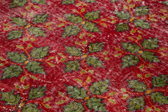 Checkered Kilim Kırmızı Damalı Pamuk Yün El Dokuma Halısı 168x296 Agacan