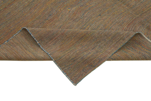 Zollanvari Kahverengi Modern Yün El Dokuma Halısı 192x305 Agacan
