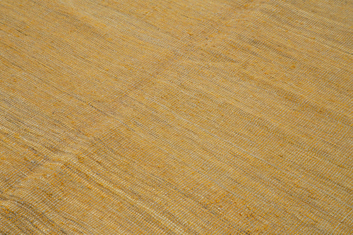 Zollanvari Sarı Modern Yün El Dokuma Halısı 251x302 Agacan