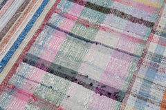 Kırk Yama Gri Patchwork Pamuk Yün El Dokuma Halısı 187x198 Agacan