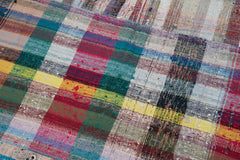Kırk Yama Gri Patchwork Pamuk Yün El Dokuma Halısı 170x222 Agacan