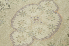Overdyed Vintage Bej Eskitme Pamuk Yün El Dokuma Halısı 114x210 Agacan
