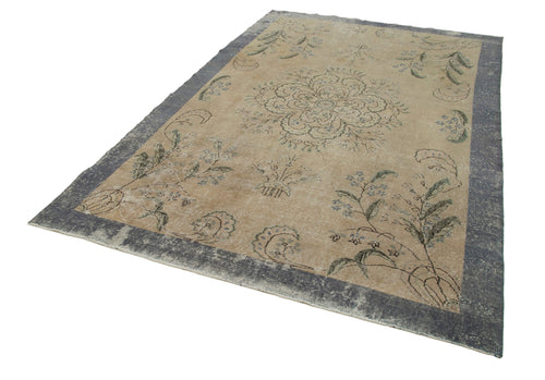 Checkered Kilim Bej Damalı Pamuk Yün El Dokuma Halısı 192x310 Agacan
