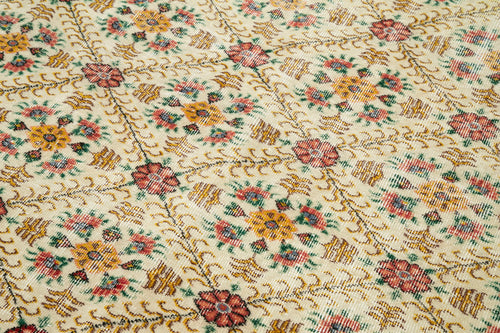 Checkered Kilim Sarı Damalı Pamuk Yün El Dokuma Halısı 170x257 Agacan