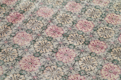 Checkered Kilim Kırmızı Damalı Pamuk Yün El Dokuma Halısı 148x243 Agacan