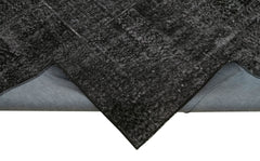 Kırk Yama Siyah Patchwork Pamuk Yün El Dokuma Halısı 193x299 Agacan