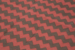 Geometric Duri Kırmızı Geometrik Pamuk Yün El Dokuma Halısı 182x271 Agacan