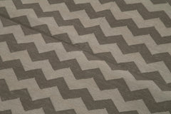 Geometric Duri Kahverengi Geometrik Pamuk Yün El Dokuma Halısı 106x166 Agacan