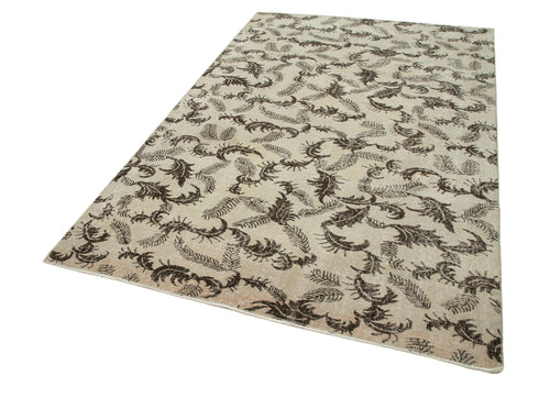 Checkered Kilim Bej Damalı Pamuk Yün El Dokuma Halısı 160x246 Agacan