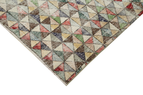 Checkered Kilim Beyaz Damalı Pamuk Yün El Dokuma Halısı 180x320 Agacan