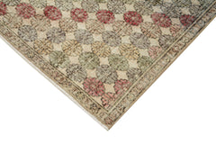 Checkered Kilim Beyaz Damalı Pamuk Yün El Dokuma Halısı 171x292 Agacan