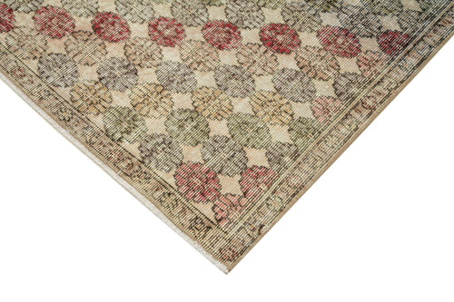 Checkered Kilim Beyaz Damalı Pamuk Yün El Dokuma Halısı 171x292 Agacan